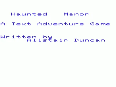 Haunted Manor box art