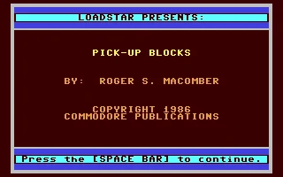Pick-up Blocks box art