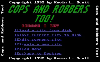 Cops And Robbers Too! box art