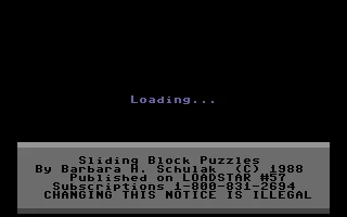 Sliding Block Puzzles box art