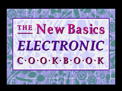 New Basics Electronic Cookbook, The - 1991a Edition box art