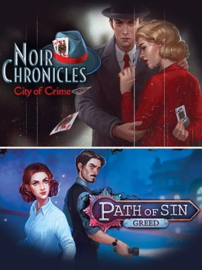 Mystery Investigations 1 I Noir Chronicles: City of Crime + Path of Sin: Greed box art