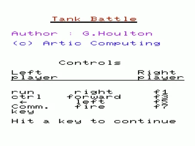 Tank Battle box art