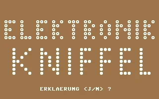Elektronik Kniffel box art