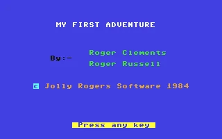 My First Adventure box art