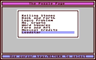 The Puzzle Page #105 box art