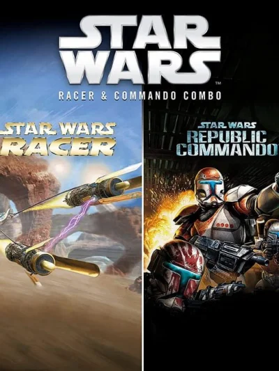 Star Wars Racer and Commando Combo box art
