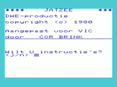 Jatzee box art