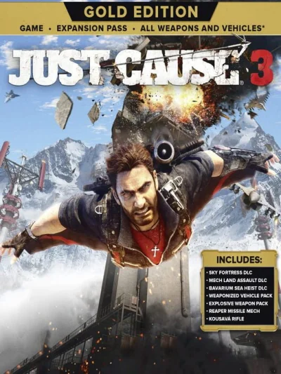 Just Cause 3: Gold Edition box art