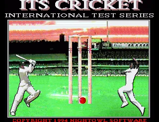 ITS Cricket - International Test Series box art