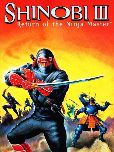 3D Shinobi III: Return of the Ninja Master box art