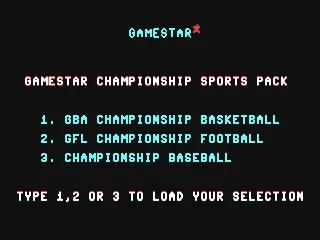 Gamestar Championship Sports Pack box art