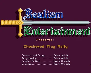 Checkered Flag Rally box art