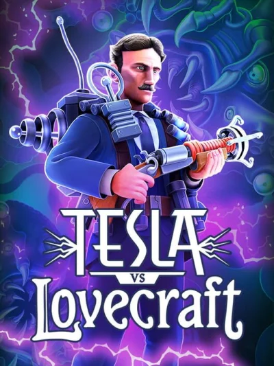 Tesla vs Lovecraft box art