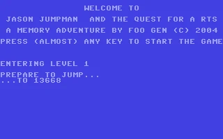 Jason Jumpman and the Quest for a RTS box art