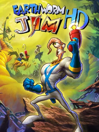 Earthworm Jim HD box art