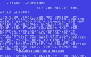 Citadel Adventure box art