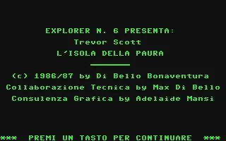 Trevor Scott - Isola Della Paura, L' box art
