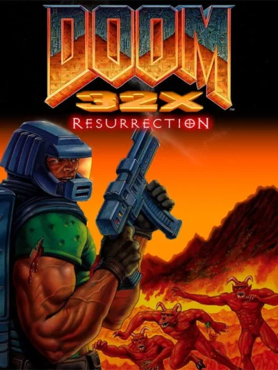 Doom 32X: Resurrection box art
