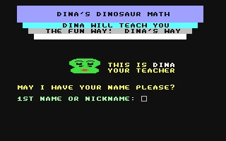 Dina Math box art