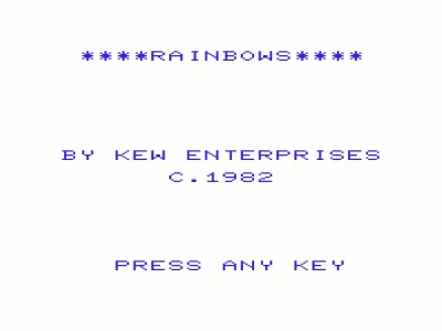 Rainbows box art