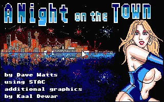 Night On The Town, A box art