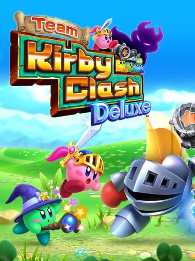 Team Kirby Clash Deluxe box art