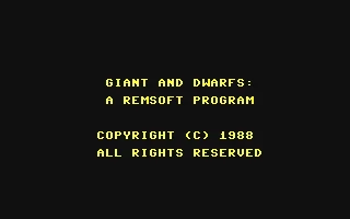 Giant and Dwarfs box art