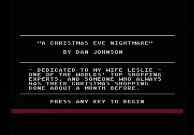 A Christmas Eve Nightmare box art