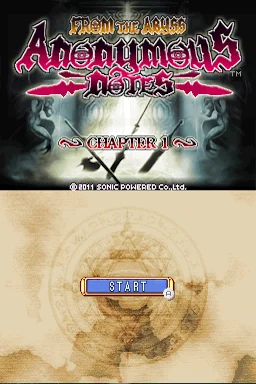 Anonymous Notes 1 - From The Abyss box art