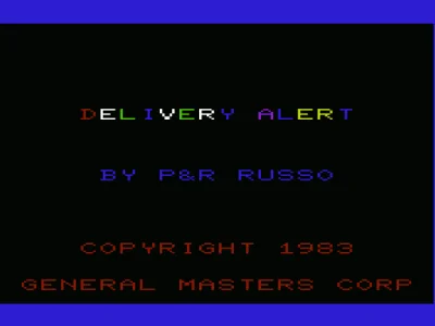 Delivery Alert box art