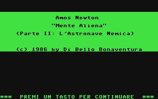 Amos Newton : Mente Aliena : L'Astronave Nemica box art