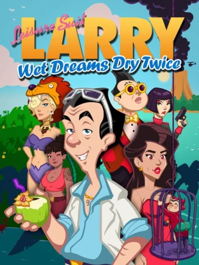 Leisure Suit Larry: Wet Dreams Dry Twice box art