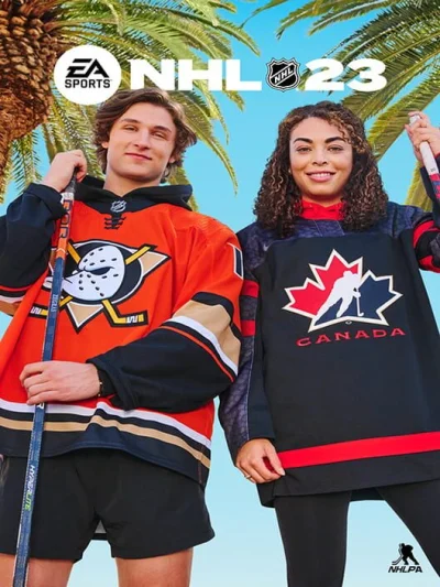 NHL 23 box art
