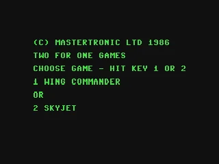 Wing Commander & Sky Jet box art