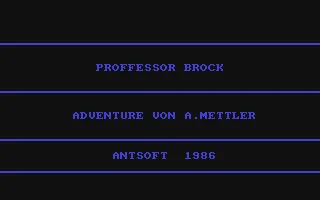 Professor Brock box art