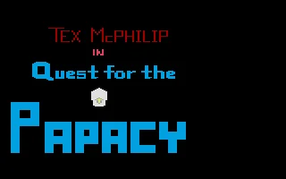 Tex Mcphilip - Quest For The Papacy box art