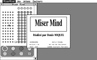 Miser Mind box art