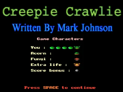 Creepie Crawlie 1 & 2 box art