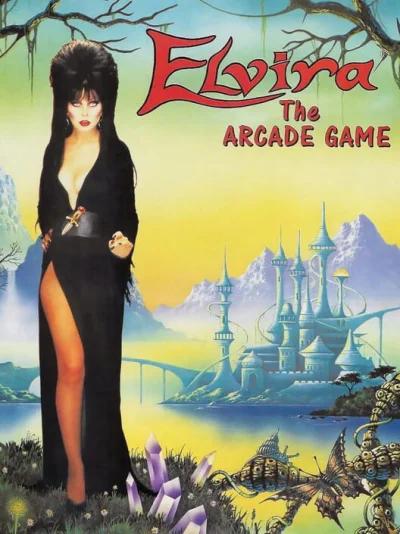 Elvira: The Arcade Game box art