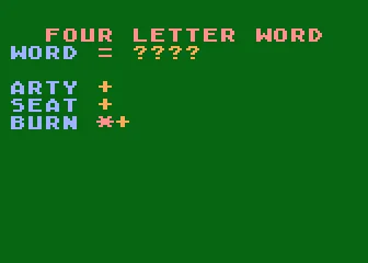 Family Fun - Four Letter Word box art