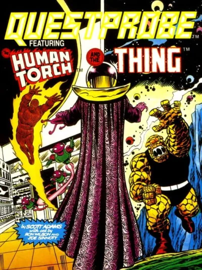 Questprobe featuring Human Torch and the Thing box art