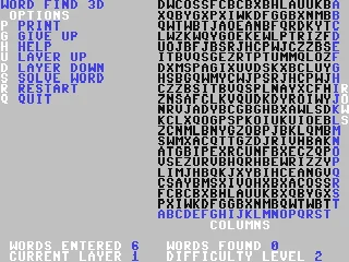Word Find 3-D box art