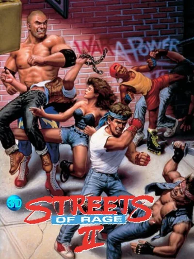 3D Streets of Rage 2 box art