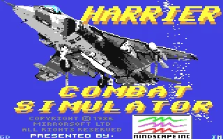 Harrier Combat Simulator box art