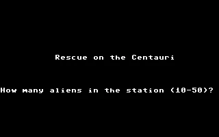 Rescue on the Centauri box art