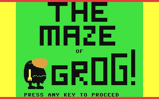 The Maze of Grog! box art