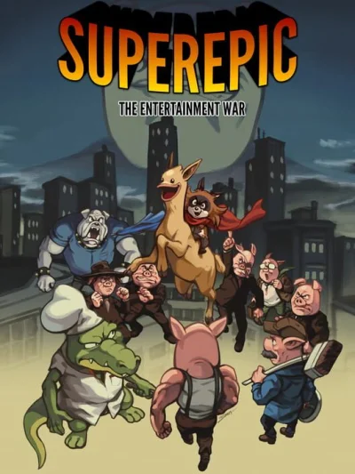 SuperEpic: The Entertainment War box art