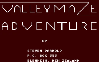 Valleymaze Adventure box art