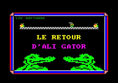 Retour D'ali Gator, Le box art